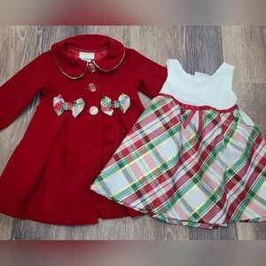 Blueberi Toddlers Dress and Coat Size 12Mo